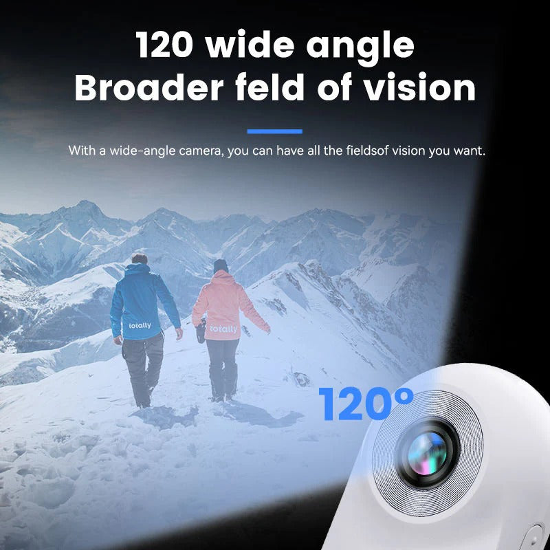 Mini-Motion View Portable Clip-On Body Display Camera (Full HD 1080P)