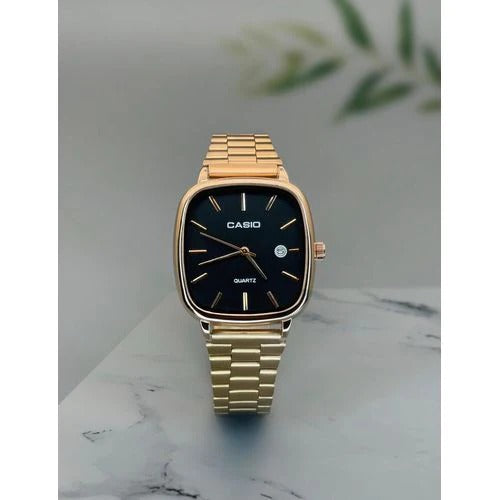 Apex Sleek Square Dial Men's Steel Watch